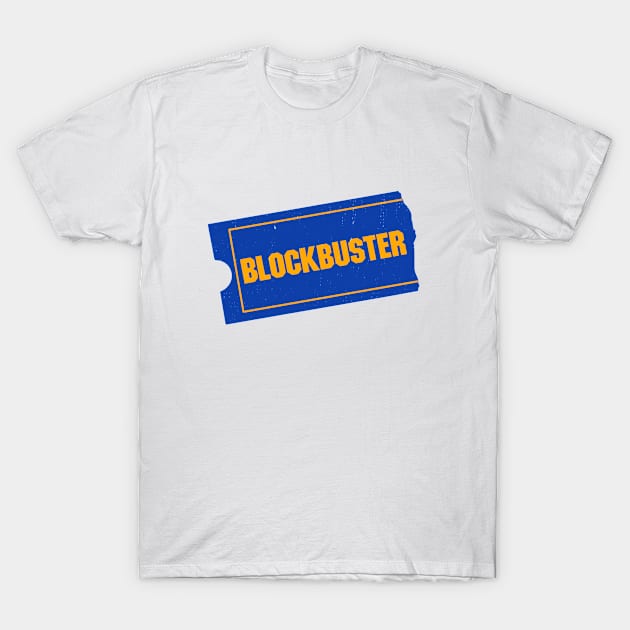 Blockbuster Video - vintage logo T-Shirt by BodinStreet